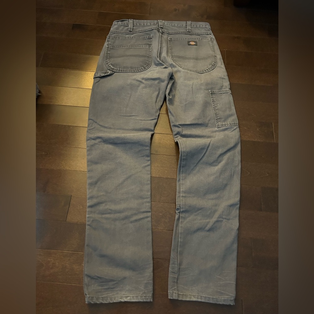 Vintage Dickies Grey Double Knee Carpenter Workwear Pants